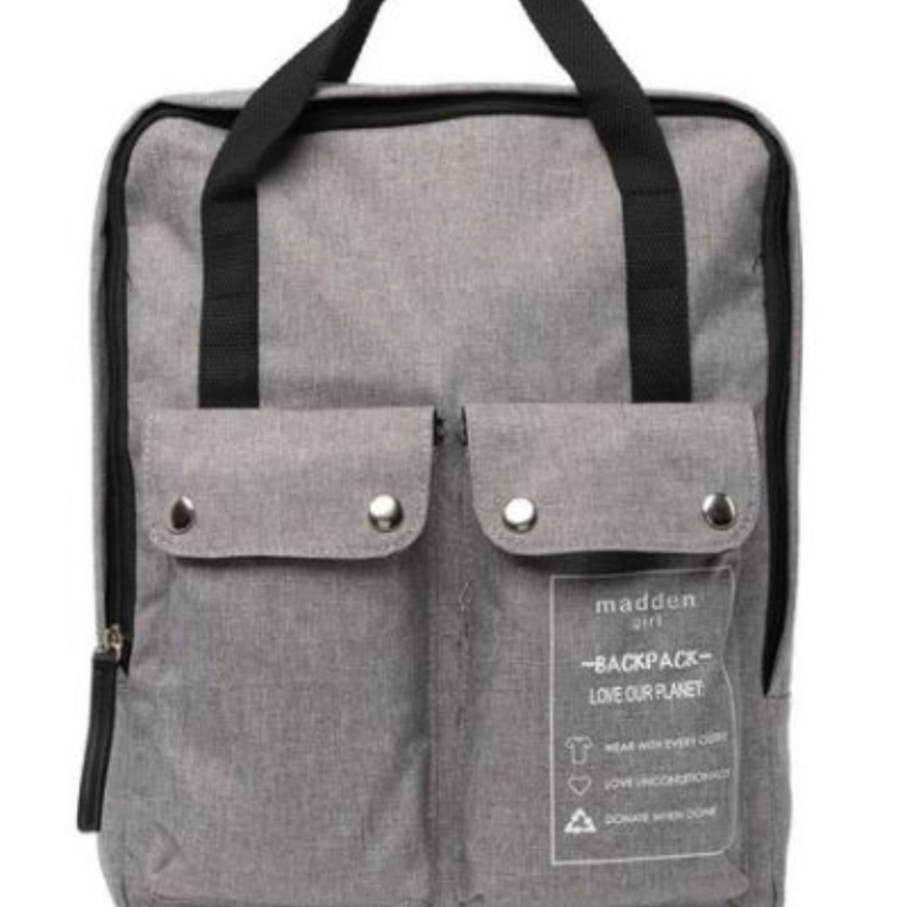 madden girl backpack MG- 4895 GRY new with tag